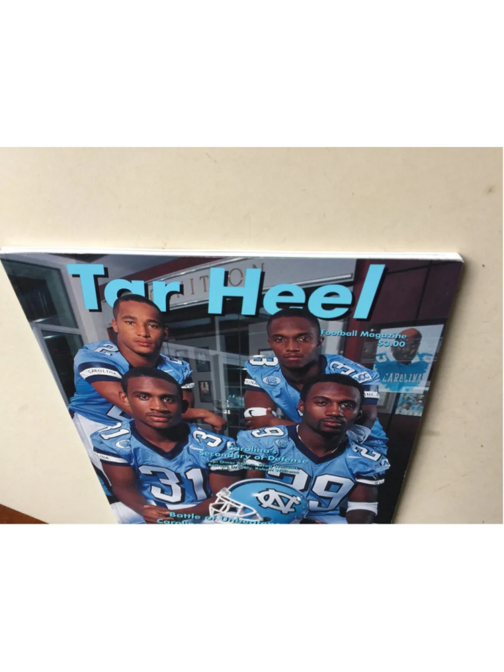 Nov 8 1997 Tar Hill Football Magazine, UNC Tar Heels, Carolina VS Florida State